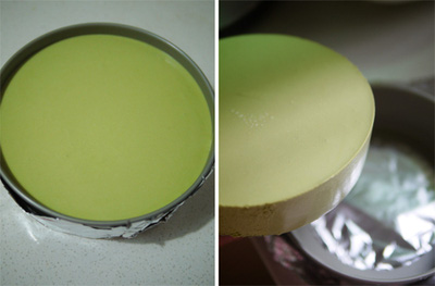 Cool, sweet, green tea cheesecake 12