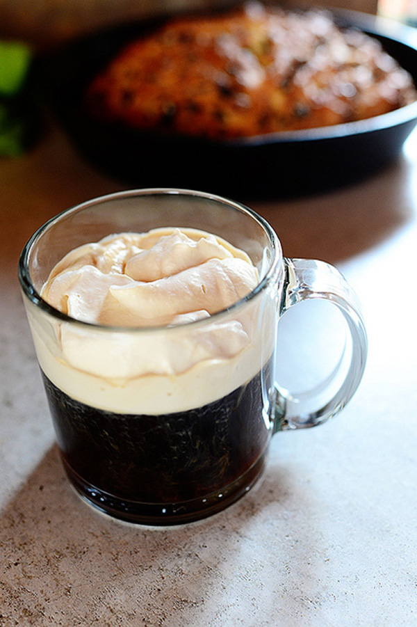 Enjoy deliciously delicious Irish coffee! first