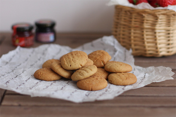 Fragrant peanut butter crackers are delicious! first