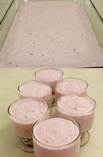 Extremely attractive and sour strawberry mousse 19